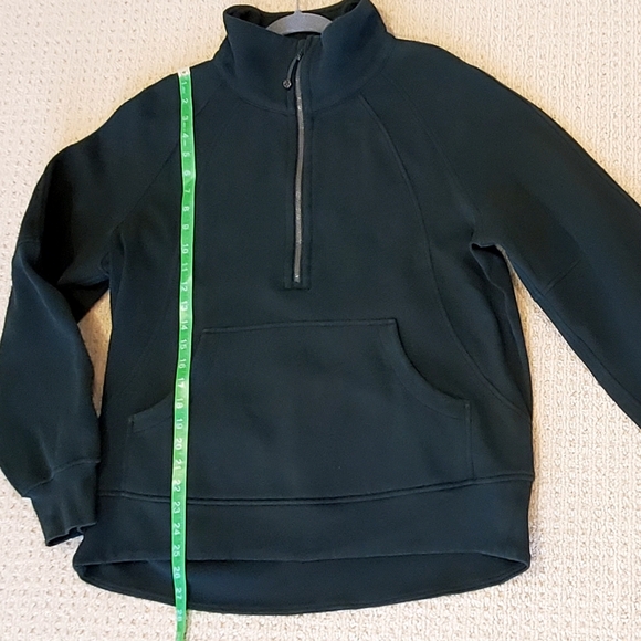 Lululemon Scuba Oversized Funnel Neck 1/4 Zip Pullover, Rainforest GreenWm's M/L - Picture 11 of 16